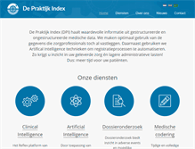 Tablet Screenshot of depraktijkindex.nl